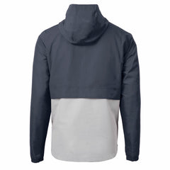 Cleveland Guardians Cutter & Buck Charter Eco Recycled Half-Zip Anorak Jacket - Navy/Gray
