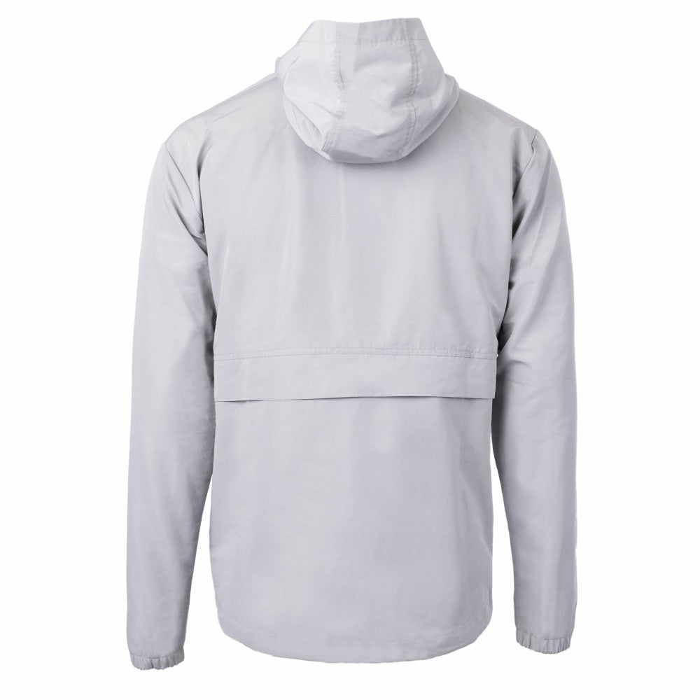 Cleveland Guardians Cutter & Buck Charter Eco Recycled Half-Zip Anorak Jacket - Gray