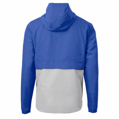 Kansas City Royals Cutter & Buck Charter Eco Recycled Half-Zip Anorak Jacket - Royal/Gray