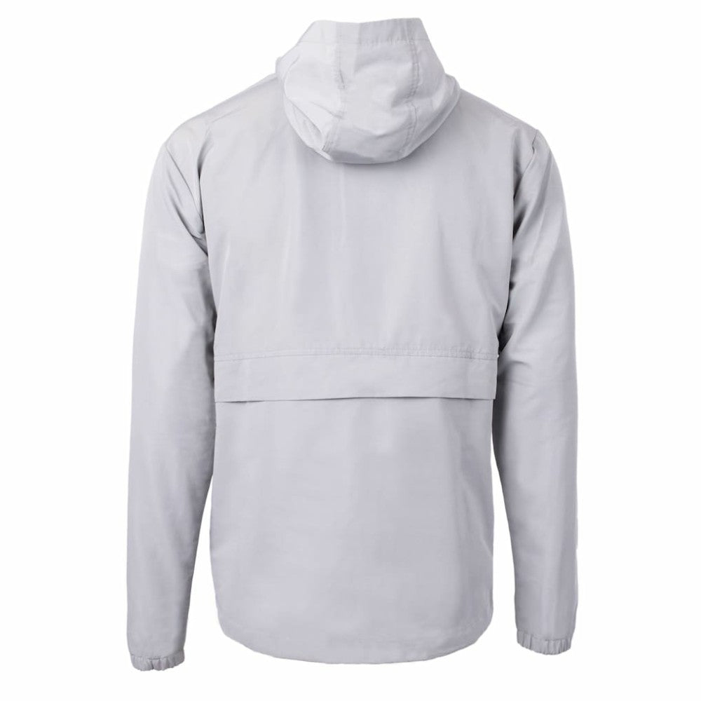 Minnesota Twins Cutter & Buck Charter Eco Recycled Half-Zip Anorak Jacket - Gray