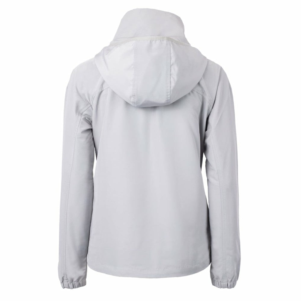 Chicago Cubs Cutter & Buck Women's Charter Eco Recycled Full-Zip Jacket - Gray
