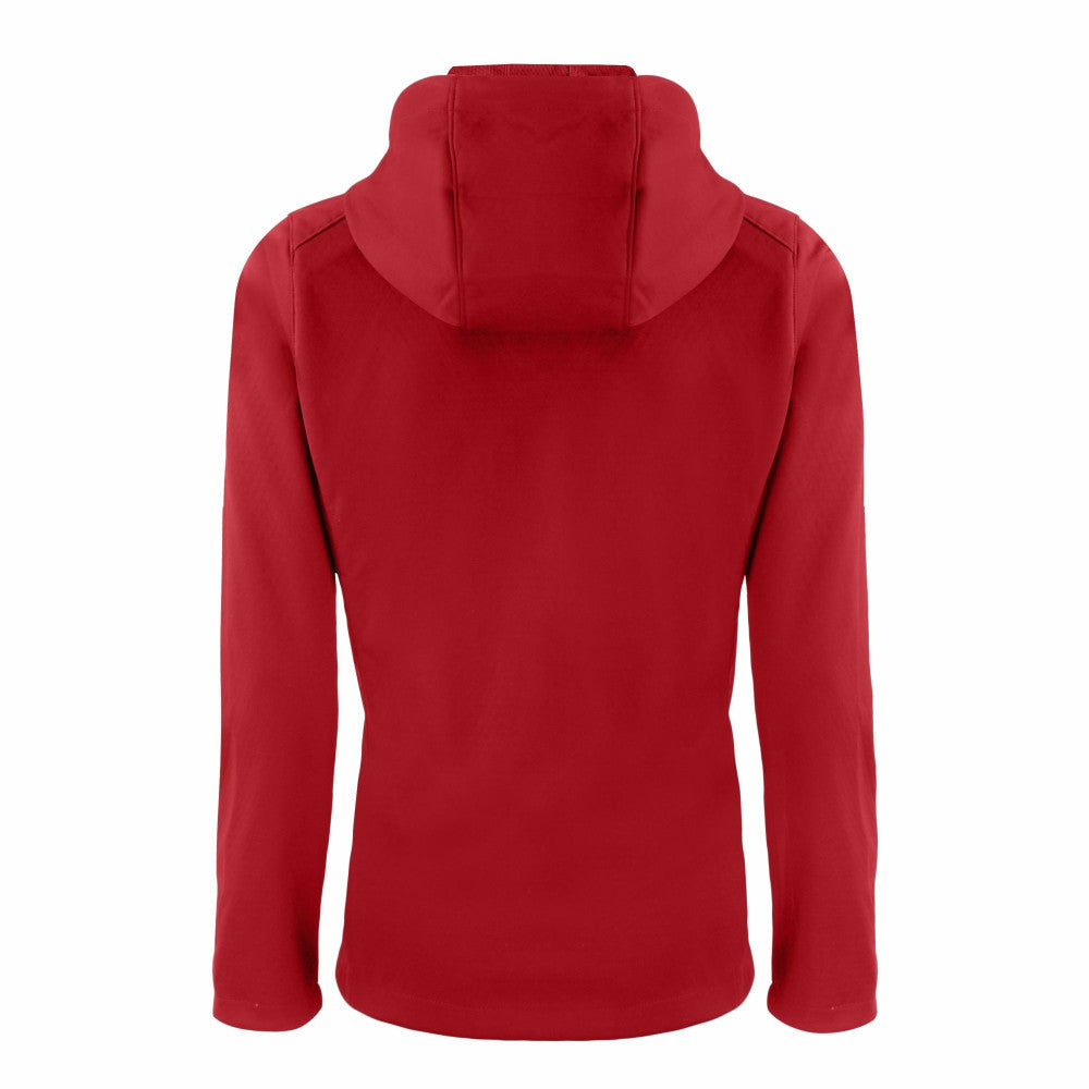 Cleveland Guardians Cutter & Buck Women's Evoke Eco Softshell Recycled Full-Zip Jacket - Red