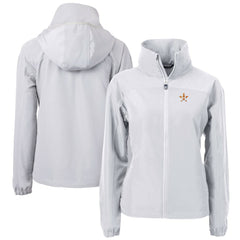 Houston Astros Cutter & Buck Women's Charter Eco Recycled Full-Zip Jacket - Gray