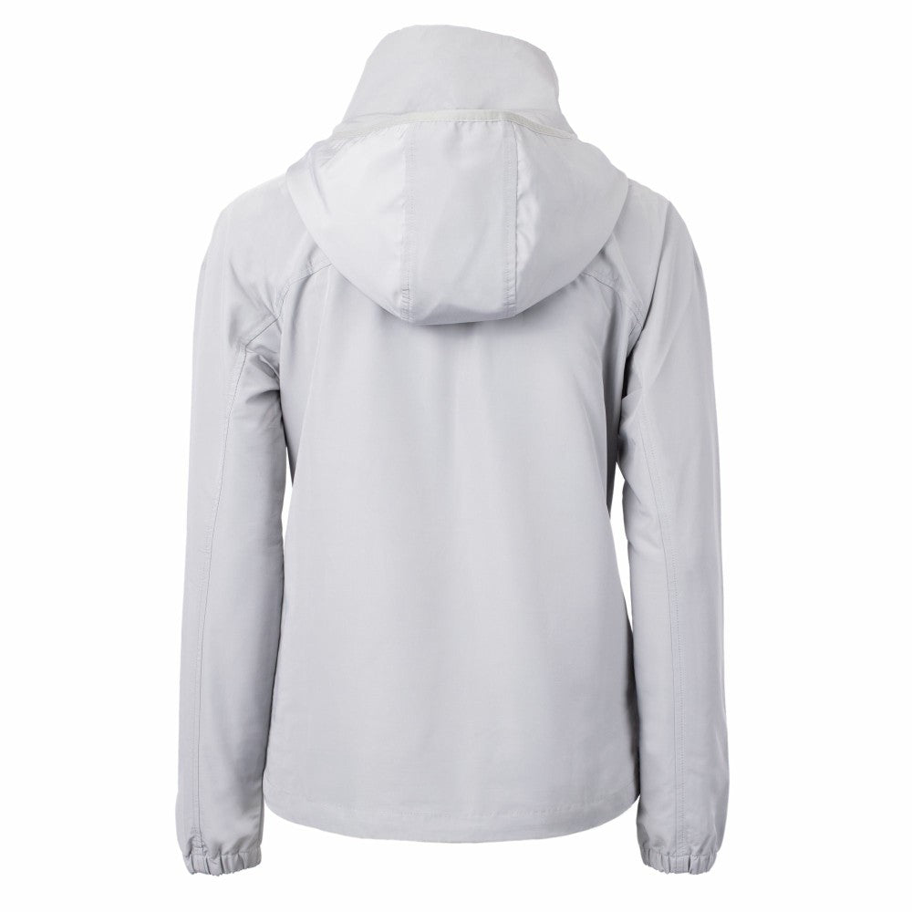 Kansas City Royals Cutter & Buck Women's Charter Eco Recycled Full-Zip Jacket - Gray