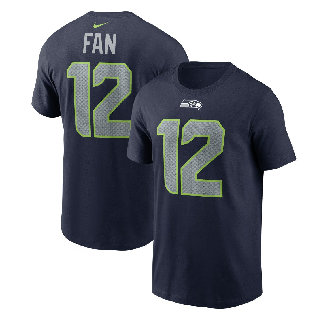 12s Seattle Seahawks Name & Number T-Shirt - College Navy | Nike cheap