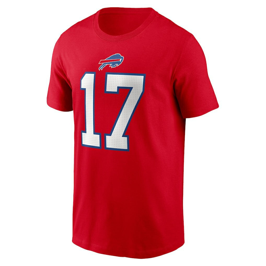 Josh Allen Buffalo Bills Player Name & Number T-Shirt - Red | Nike sale