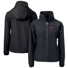 San Francisco Giants Cutter & Buck Women's Charter Eco Recycled Full-Zip Jacket - Black