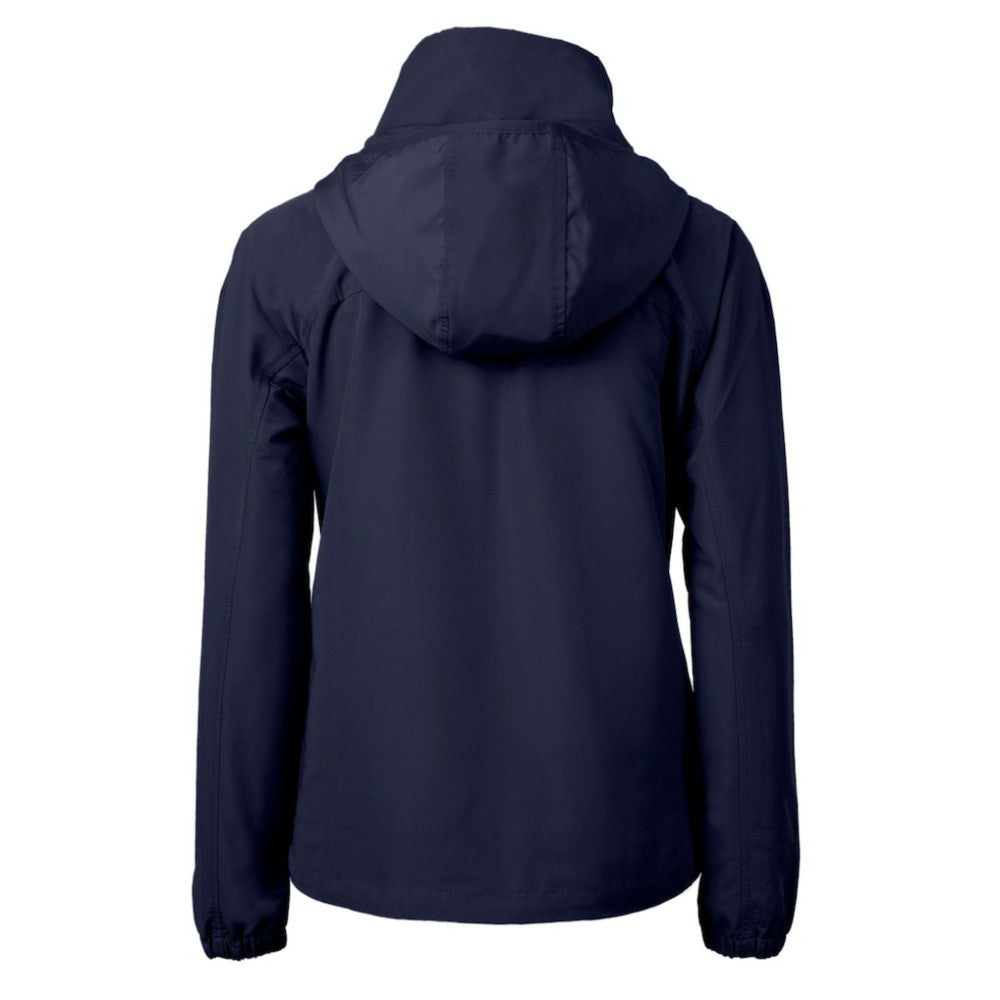 Atlanta Braves Cutter & Buck Women's Charter Eco Recycled Half-Zip Anorak Jacket - Navy