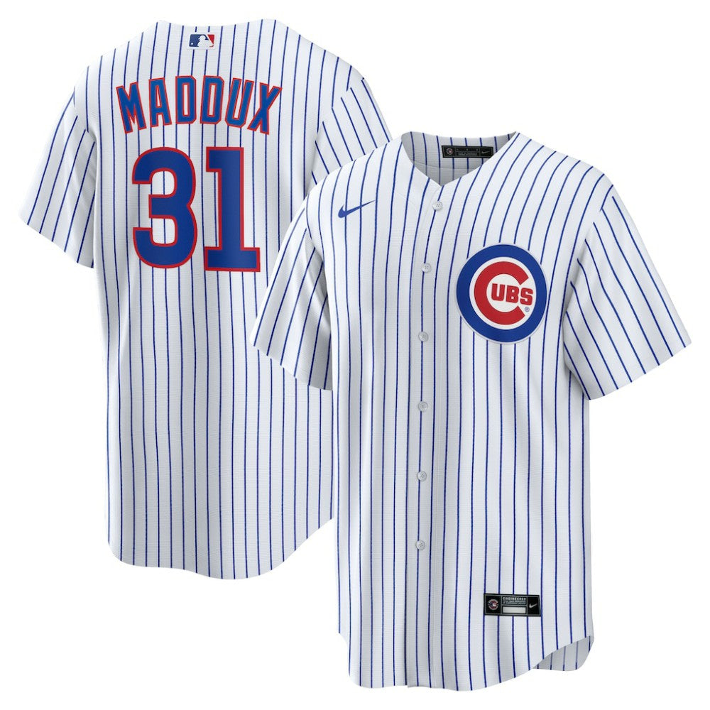 Greg Maddux Chicago Cubs Home Retired Player Replica Jersey - White | Nike