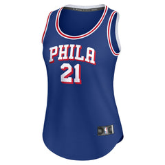 Joel Embiid Philadelphia 76ers Women's Fast Break Player Jersey - Icon Edition - Royal | Fanatics sale