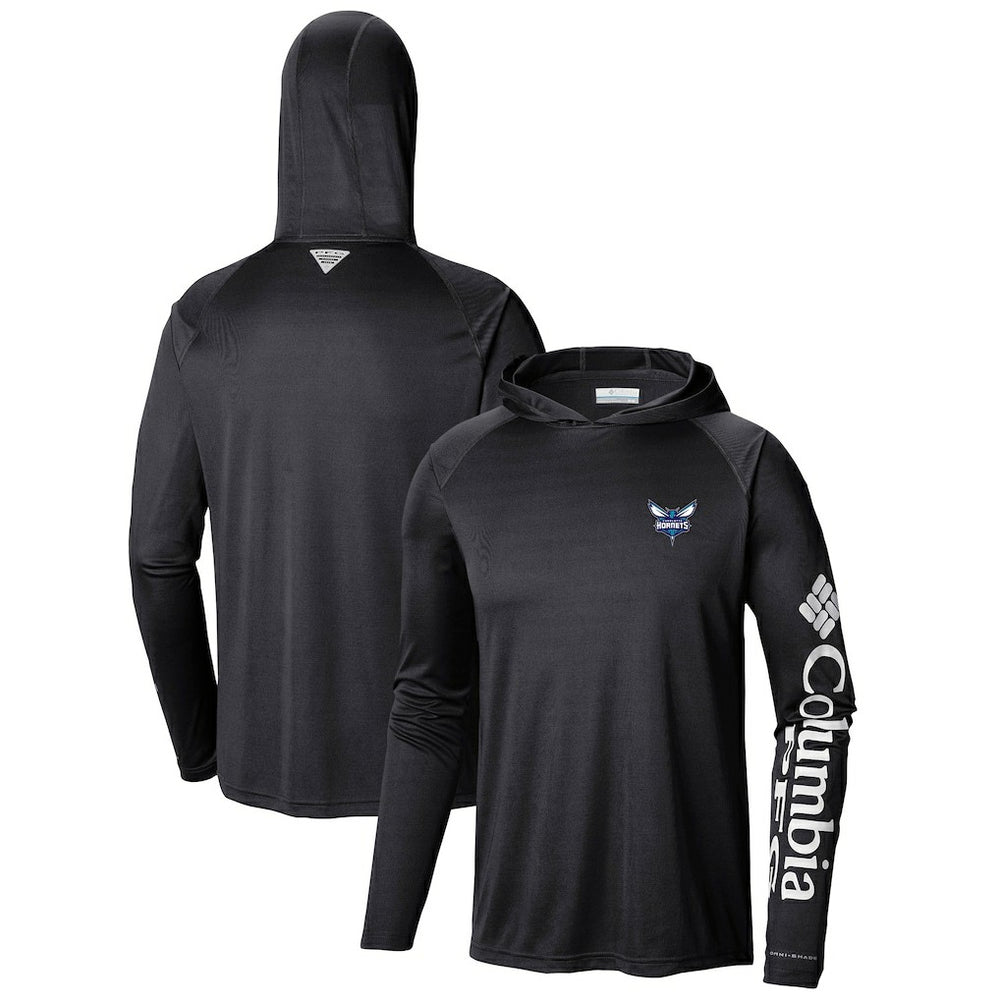 Charlotte Hornets Terminal Tackle Long Sleeve Hoodie T-Shirt - Black | Columbia online