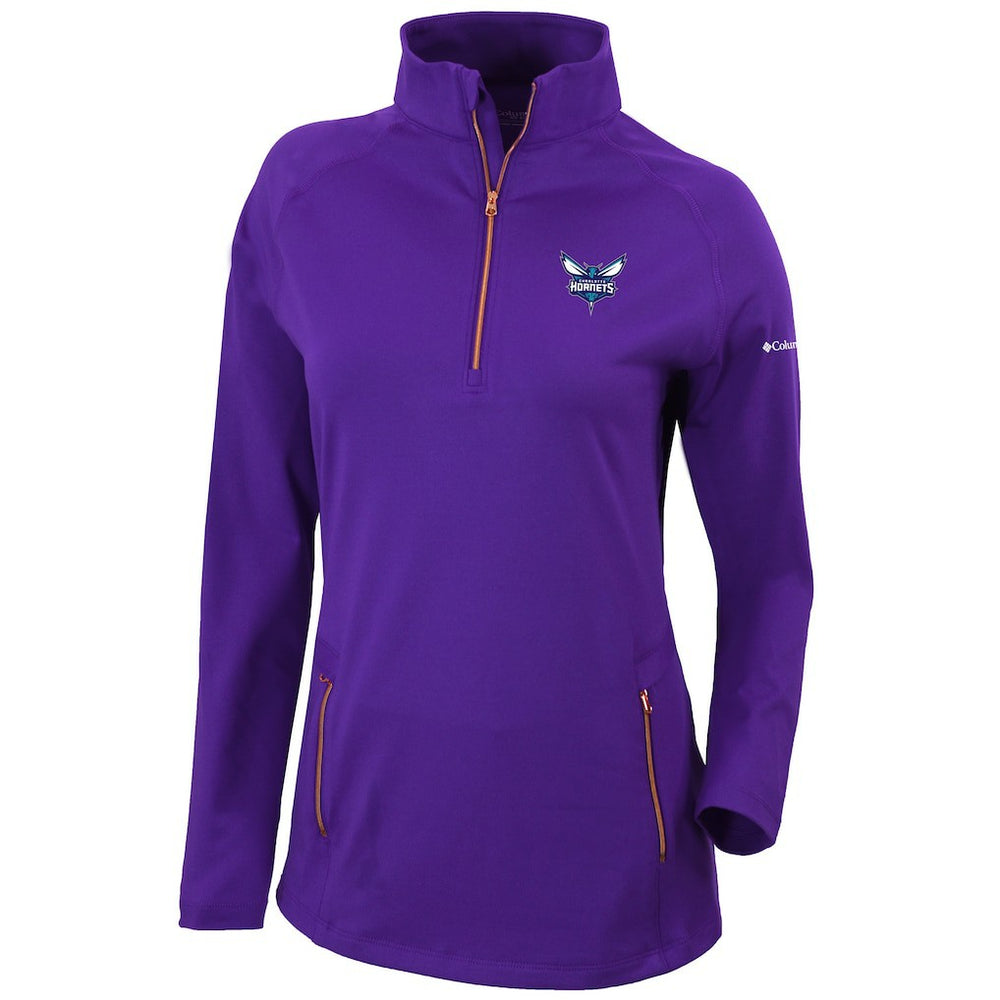 Charlotte Hornets Women's Omni-Wick Outward Nine Quarter-Zip Pullover Top - Purple | Columbia outlet