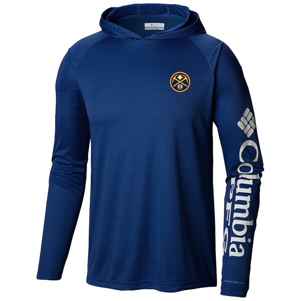 Denver Nuggets Terminal Tackle Long Sleeve Hoodie T-Shirt sale - Navy | Columbia online