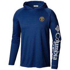 Denver Nuggets Terminal Tackle Long Sleeve Hoodie T-Shirt sale - Navy | Columbia online