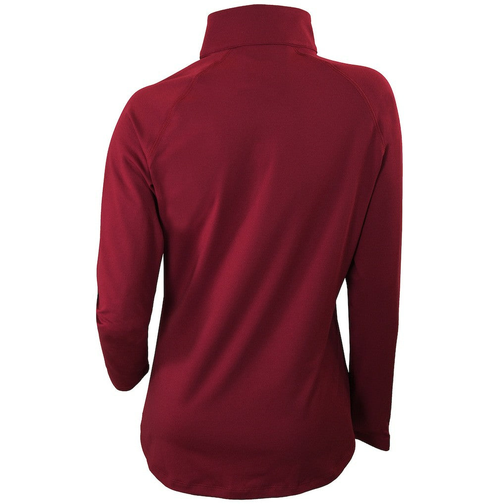 Cleveland Cavaliers Women's Omni-Wick Outward Nine Quarter-Zip Pullover Top sale - Burgundy | Columbia on sale