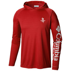 Houston Rockets Terminal Tackle Long Sleeve Hoodie T-Shirt sale - Red | Columbia sale