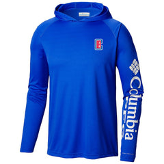 LA Clippers Terminal Tackle Long Sleeve Hoodie T-Shirt - Blue | Columbia for sale