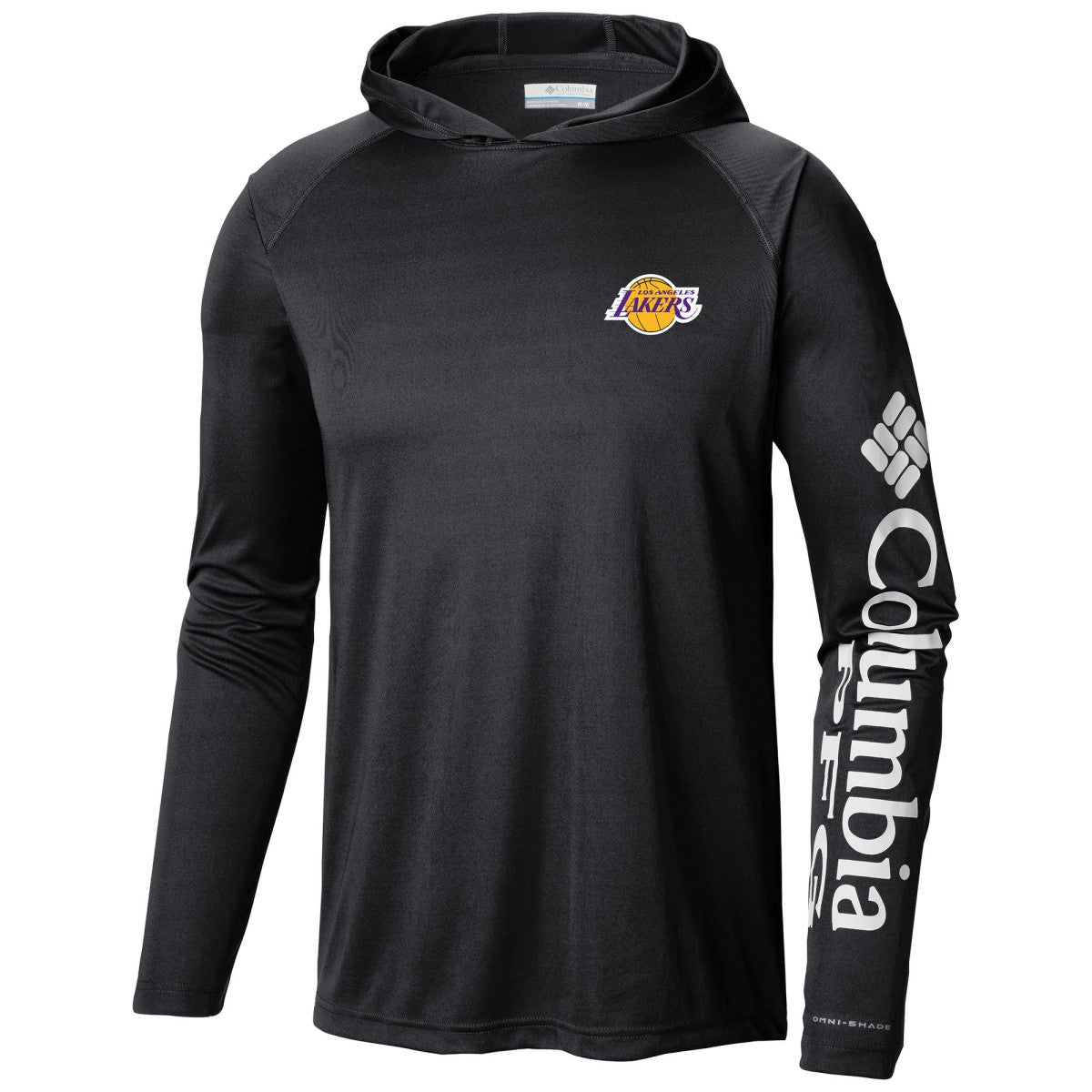 Los Angeles Lakers Terminal Tackle Long Sleeve Hoodie T-Shirt - Black | Columbia sale