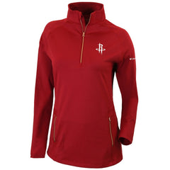 Houston Rockets Women's Omni-Wick Outward Nine Quarter-Zip Pullover Top sale - Red | Columbia shop