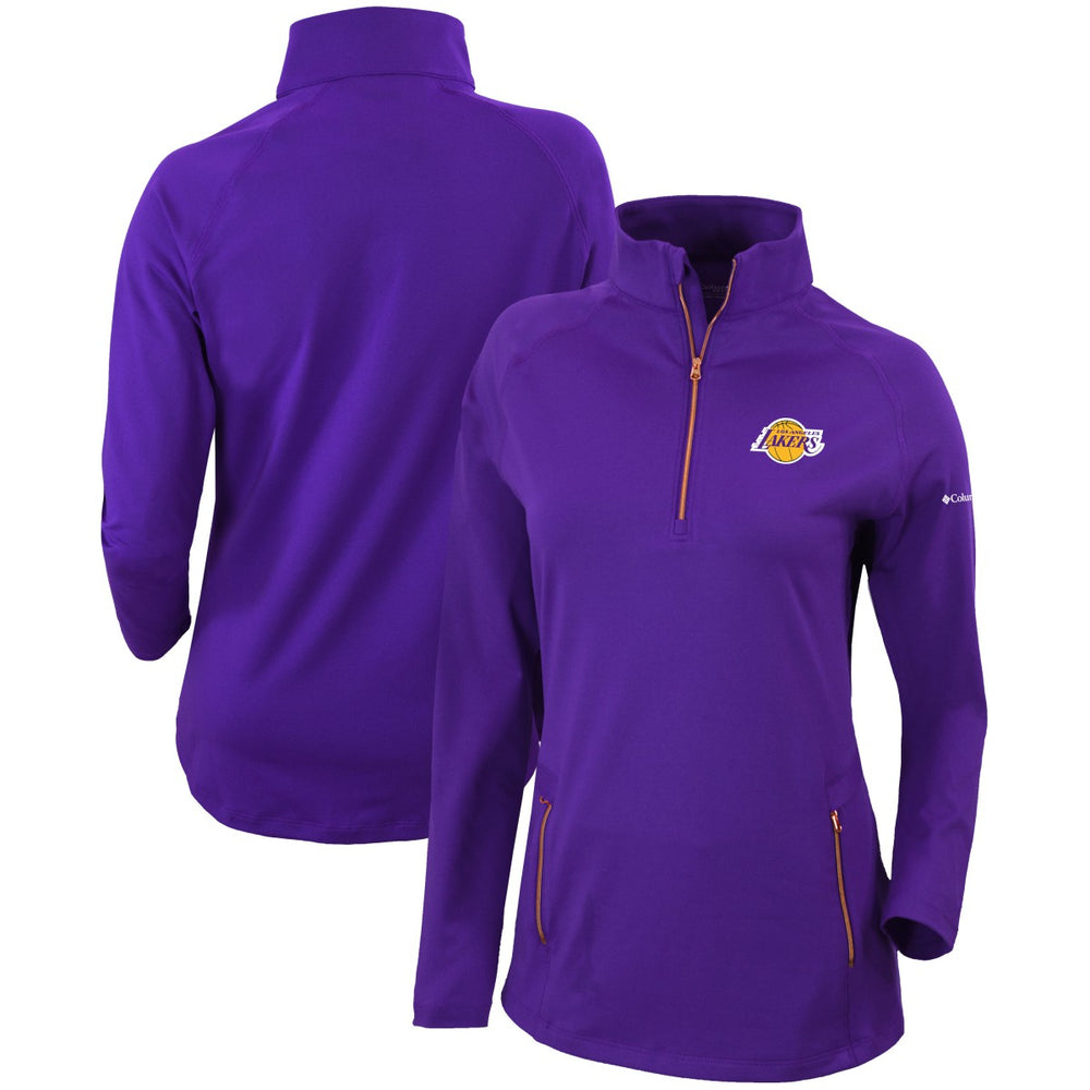 Los Angeles Lakers Women's Omni-Wick Outward Nine Quarter-Zip Pullover Top - Purple | Columbia cheap