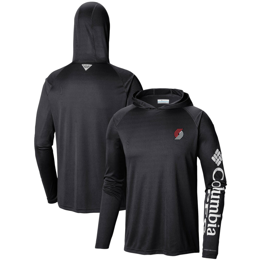Portland Trail Blazers Terminal Tackle Long Sleeve Hoodie T-Shirt - Black | Columbia discount
