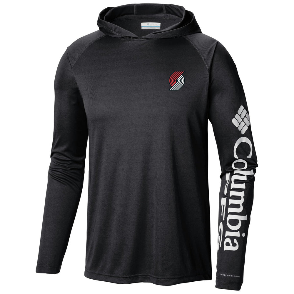 Portland Trail Blazers Terminal Tackle Long Sleeve Hoodie T-Shirt - Black | Columbia discount