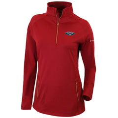 New Orleans Pelicans Women's Omni-Wick Outward Nine Quarter-Zip Pullover Top - Red | Columbia online