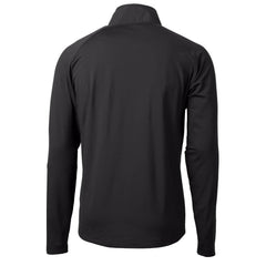 Minnesota Vikings Cutter & Buck Helmet Adapt Eco Knit Hybrid Recycled Quarter-Zip Pullover Top - Black on sale