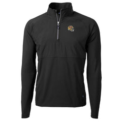 San Francisco 49ers Cutter & Buck Helmet Adapt Eco Knit Hybrid Recycled Quarter-Zip Pullover Top - Black online