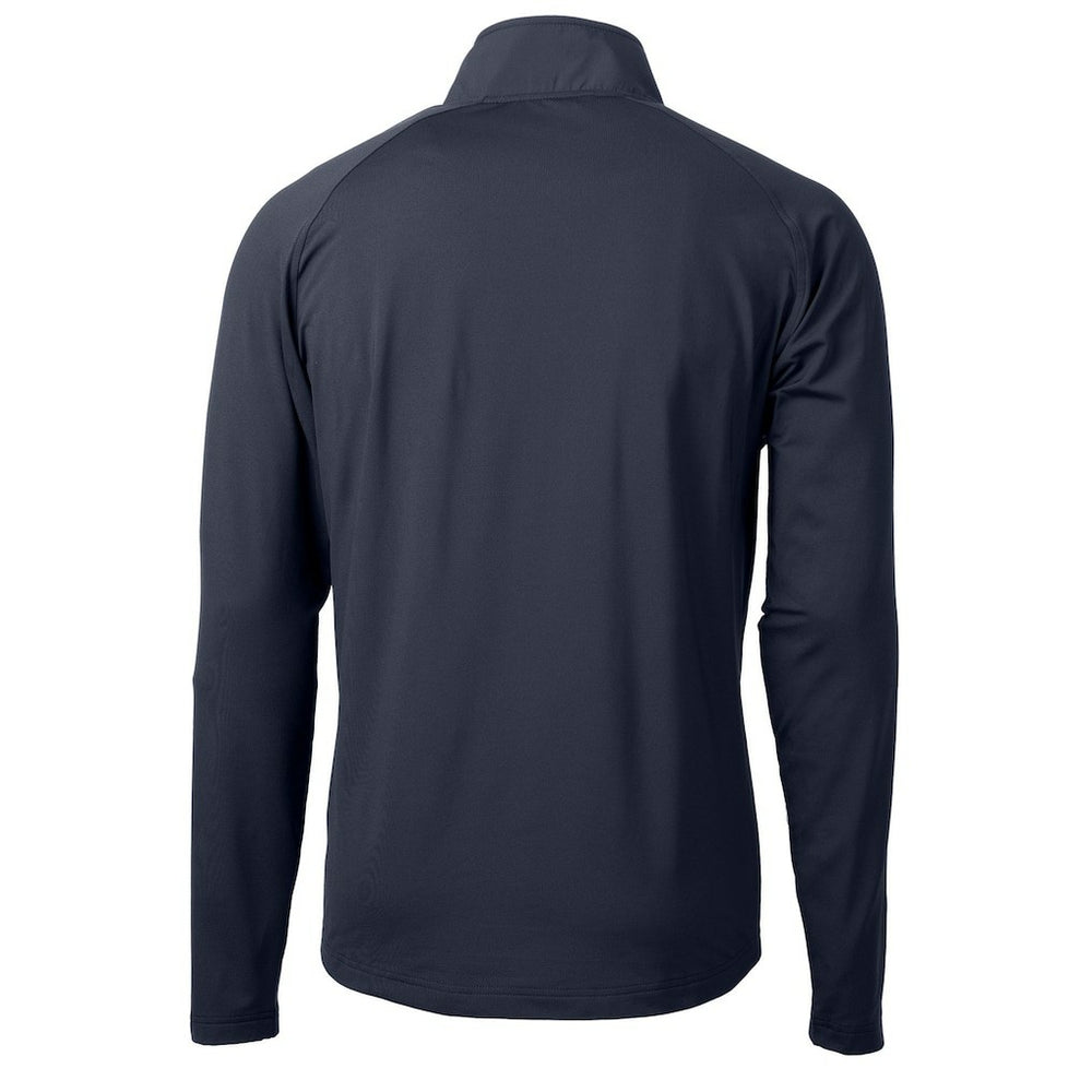 Chicago Bears Cutter & Buck Helmet Adapt Eco Knit Hybrid Recycled Quarter-Zip Pullover Top - Navy online
