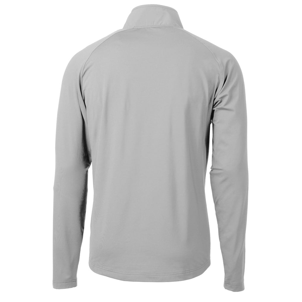 Chicago Bears Cutter & Buck Helmet Adapt Eco Knit Hybrid Recycled Quarter-Zip Pullover Top - Silver sale
