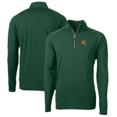 Green Bay Packers Cutter & Buck Helmet Adapt Eco Knit Stretch Recycled Quarter-Zip Pullover Top - Green discount