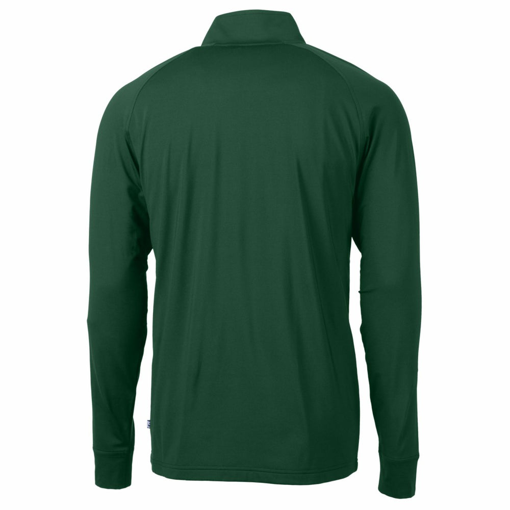 Green Bay Packers Cutter & Buck Helmet Adapt Eco Knit Stretch Recycled Quarter-Zip Pullover Top - Green discount