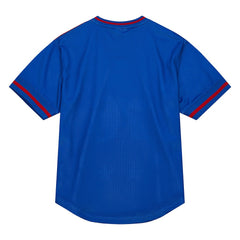 Philadelphia 76ers Jumbotron 3.0 Mesh V-Neck T-Shirt - Red | Mitchell & Ness online