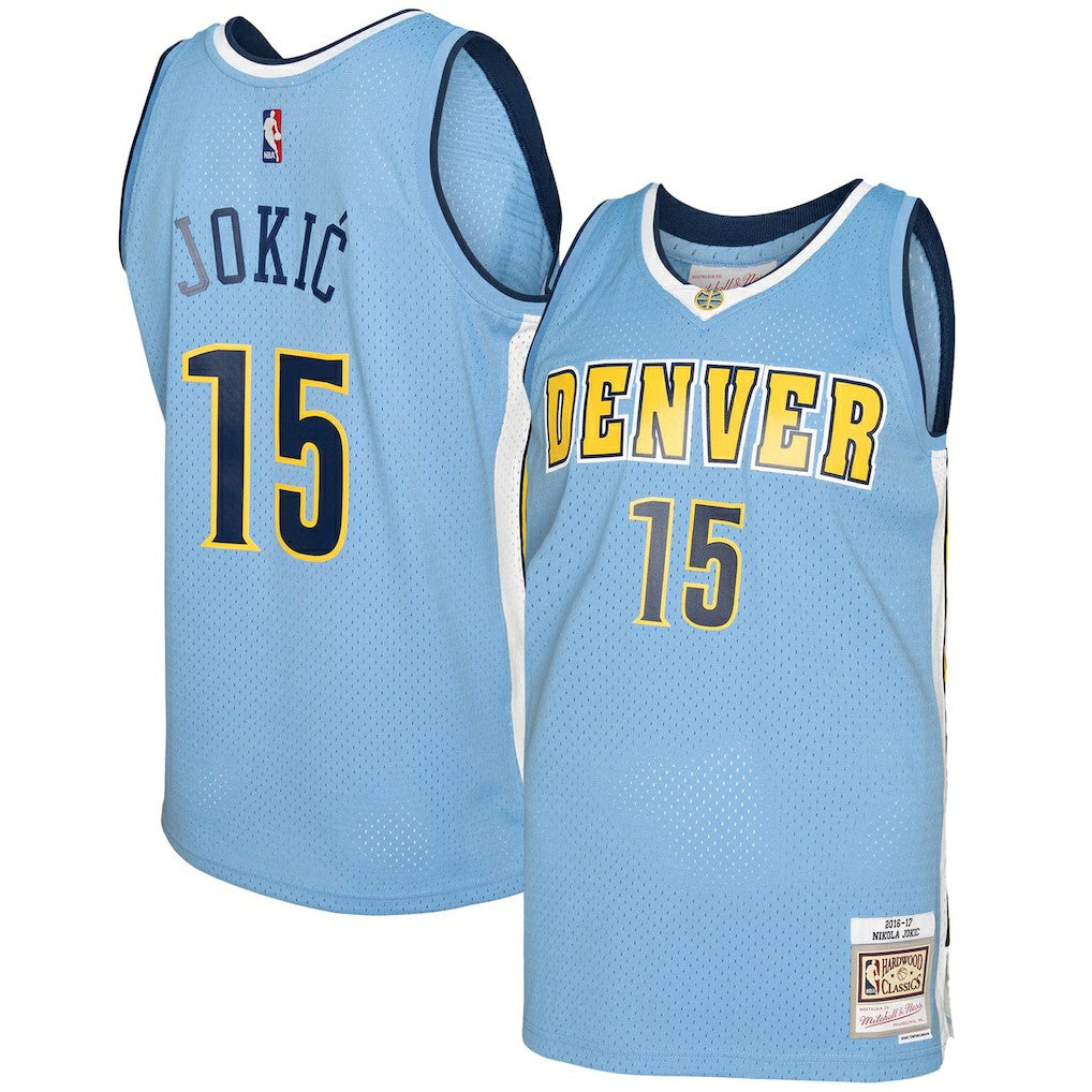 Nikola Jokic Denver Nuggets 2016/17 Swingman Jersey sale - Light Blue | Mitchell & Ness for sale