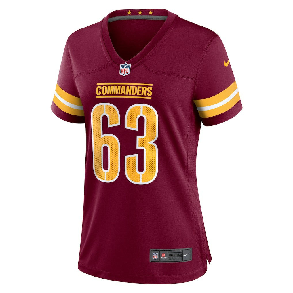 Nick Gates Washington Commanders Women's Game Player Jersey - Burgundy | Nike on sale
