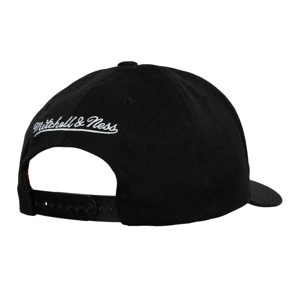 Brooklyn Nets MVP Team Script 2.0 Stretch-Snapback Hat - Black | Mitchell & Ness outlet