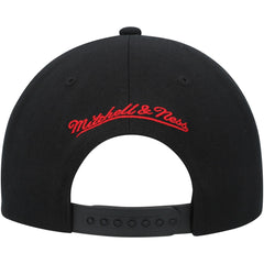 Miami Heat Hardwood Classics MVP Team Script 2.0 Snapback Hat - Black | Mitchell & Ness outlet