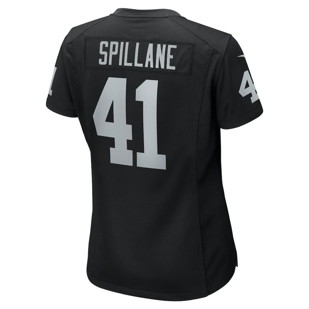 Robert Spillane Las Vegas Raiders Women's Game Player Jersey - Black | Nike on sale