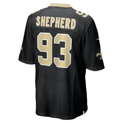 Nathan Shepherd New Orleans Saints Game Jersey - Black | Nike cheap
