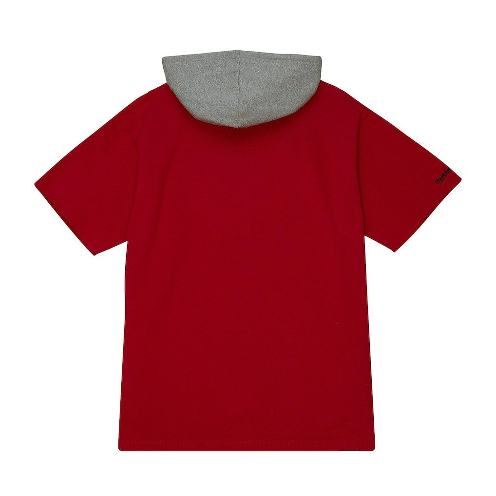 Kansas City Chiefs Postgame Short Sleeve Hoodie - Red on sale
