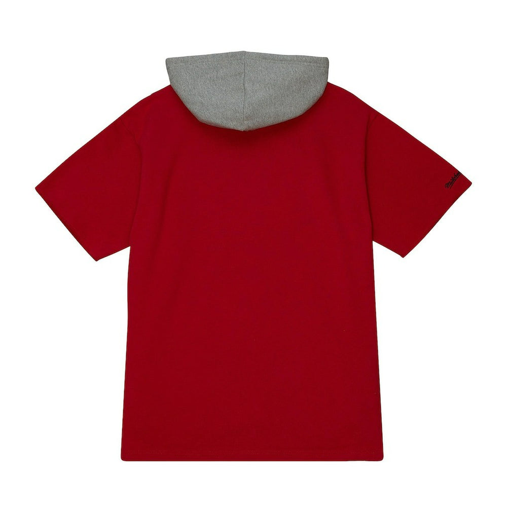 Kansas City Chiefs Postgame Short Sleeve Hoodie - Red on sale