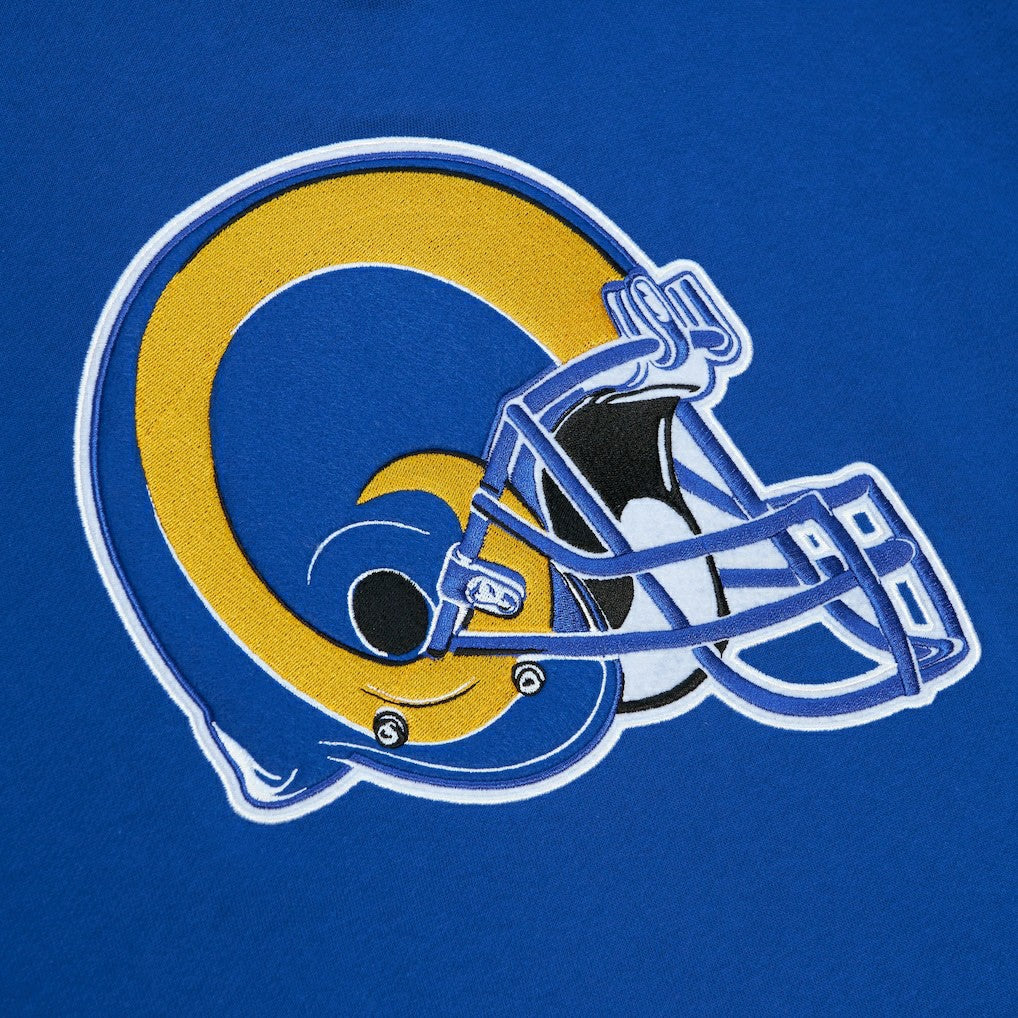 Los Angeles Rams Postgame Short Sleeve Hoodie - Royal on sale