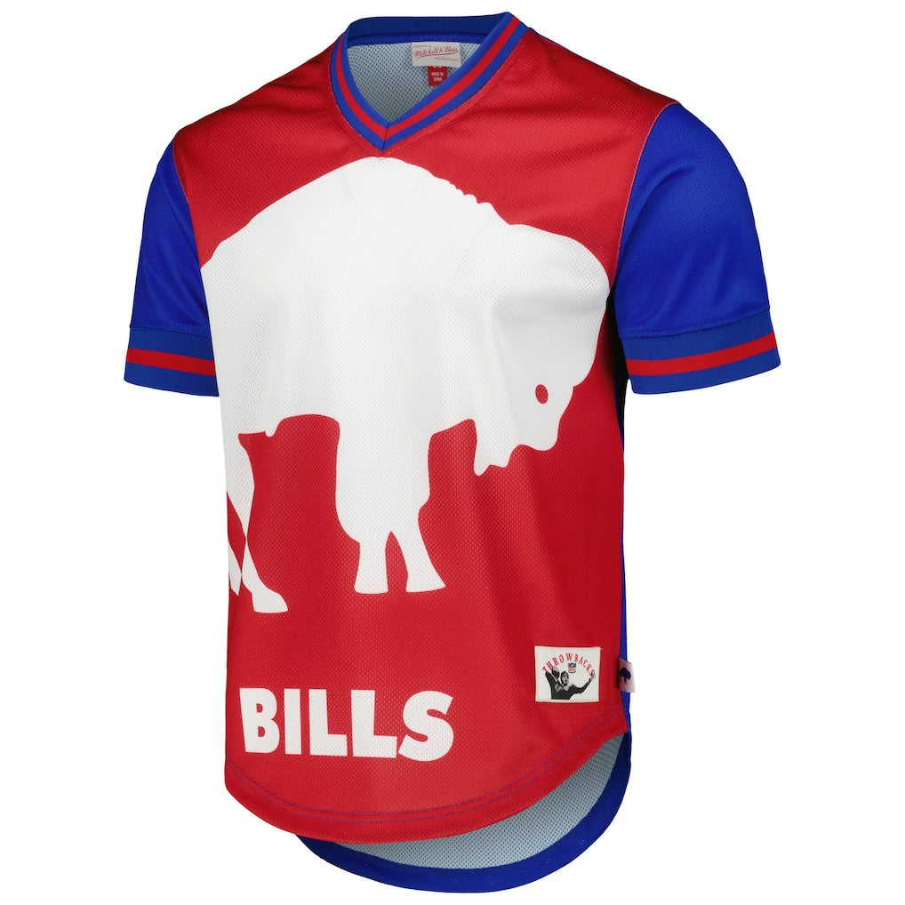 Buffalo Bills Jumbotron 3.0 Mesh V-Neck T-Shirt - Royal cheap
