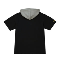 Las Vegas Raiders Postgame Short Sleeve Hoodie - Black outlet