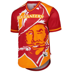 Tampa Bay Buccaneers Jumbotron 3.0 Mesh V-Neck T-Shirt - Red on sale