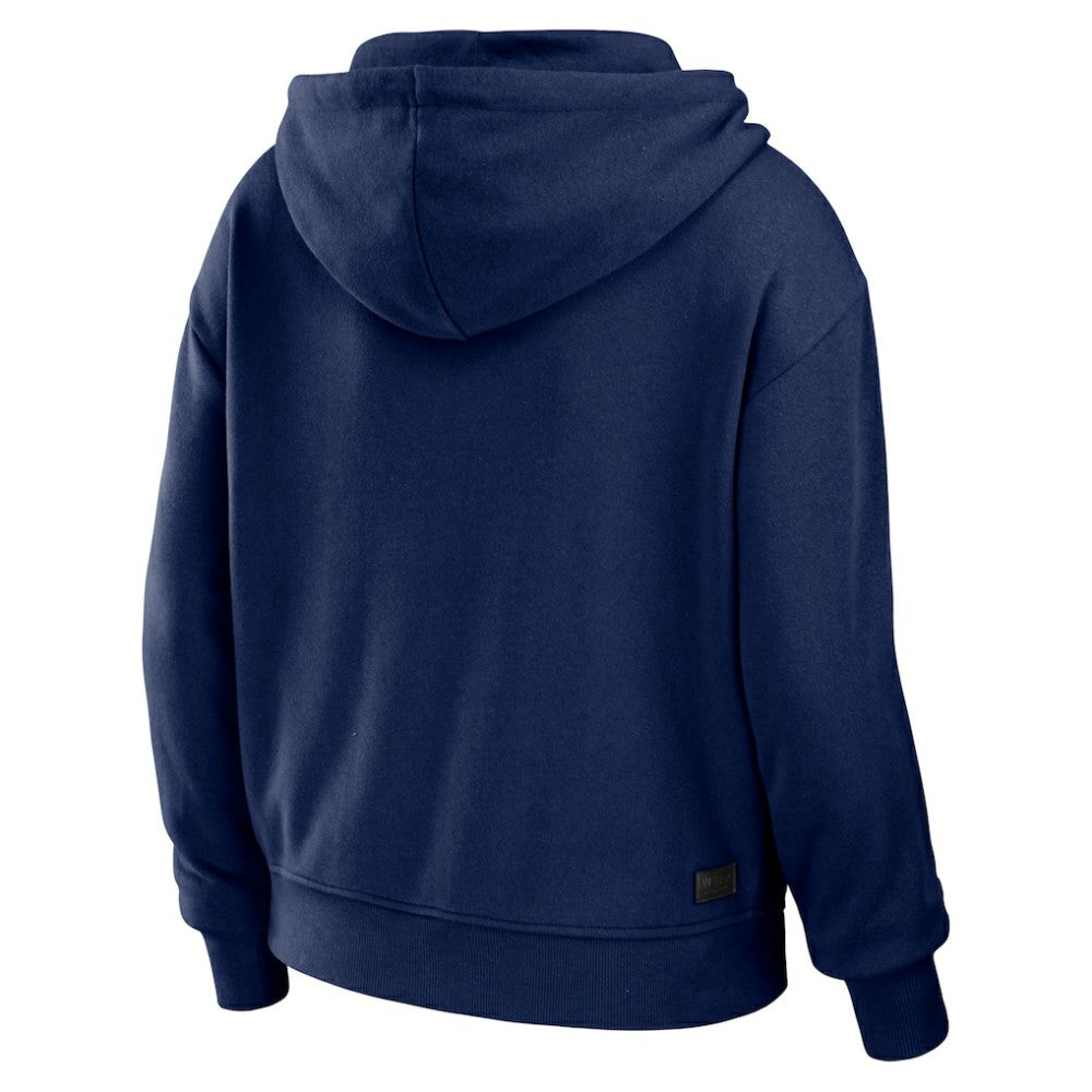 Boston Red Sox WEAR by Erin Andrews Women's  Color Block Full-Zip Hoodie - Navy/White