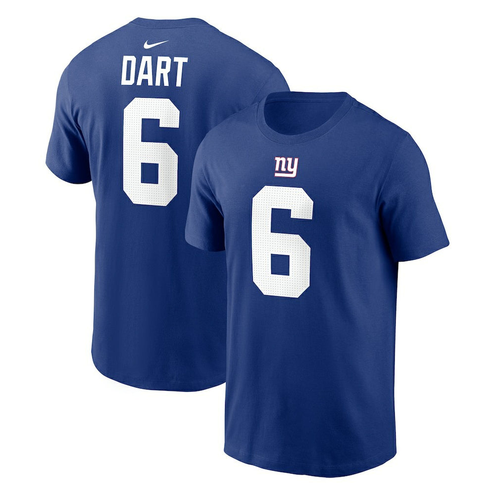 Jaxson Dart New York Giants Name & Number T-Shirt - Royal | Nike discount
