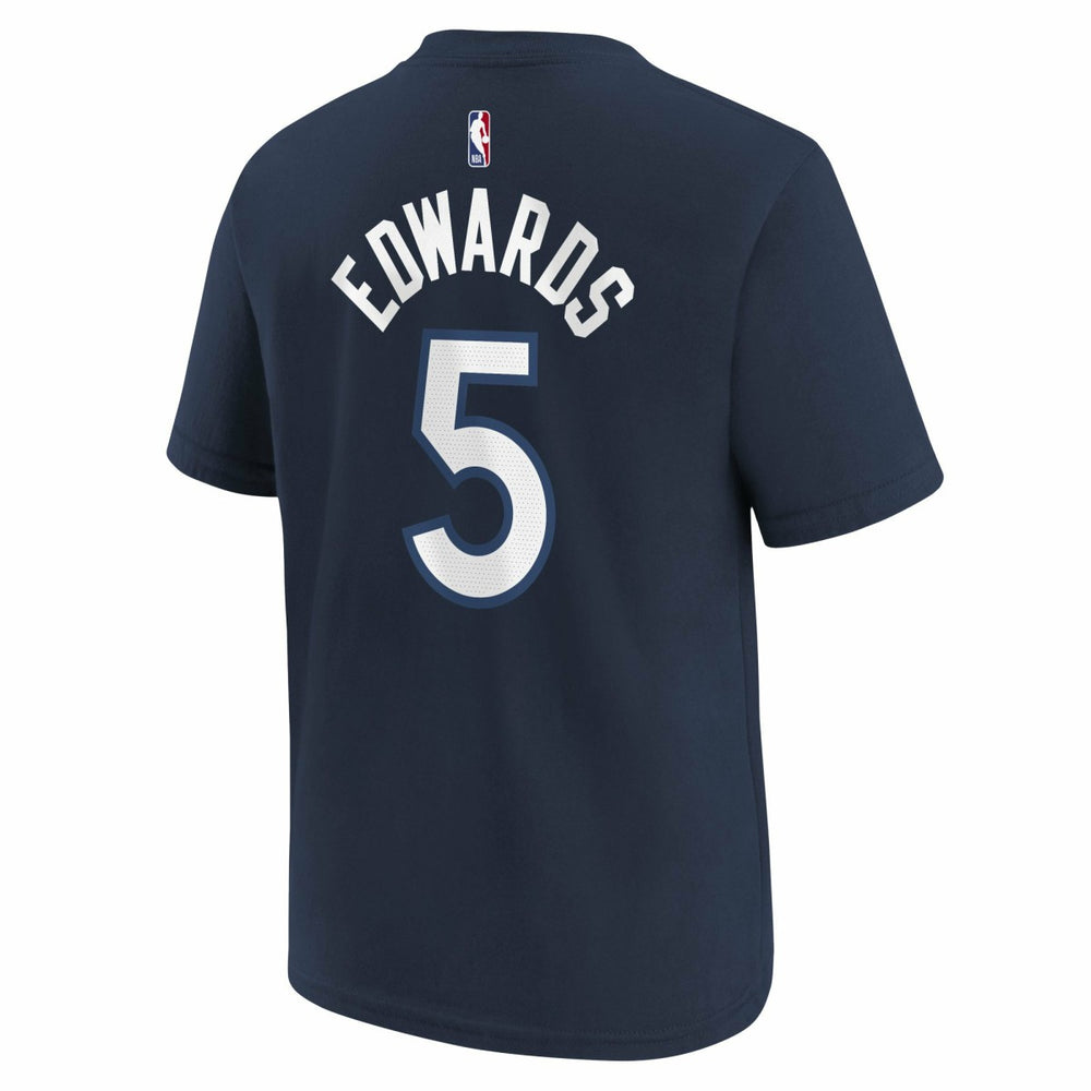 Anthony Edwards Minnesota Timberwolves Youth Icon Name & Number T-Shirt - Navy shop