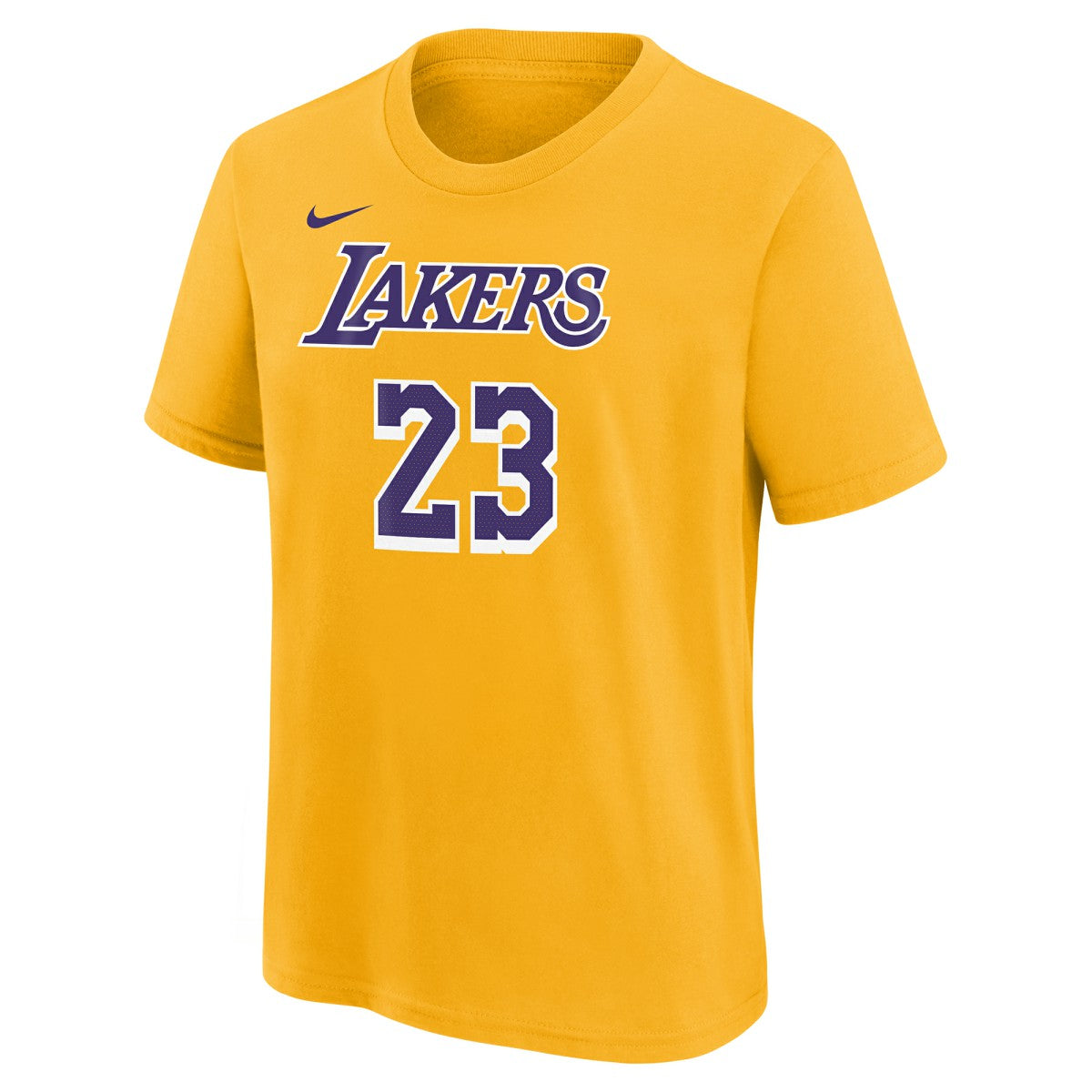 LeBron James Los Angeles Lakers Youth Icon Name & Number T-Shirt - Gold online